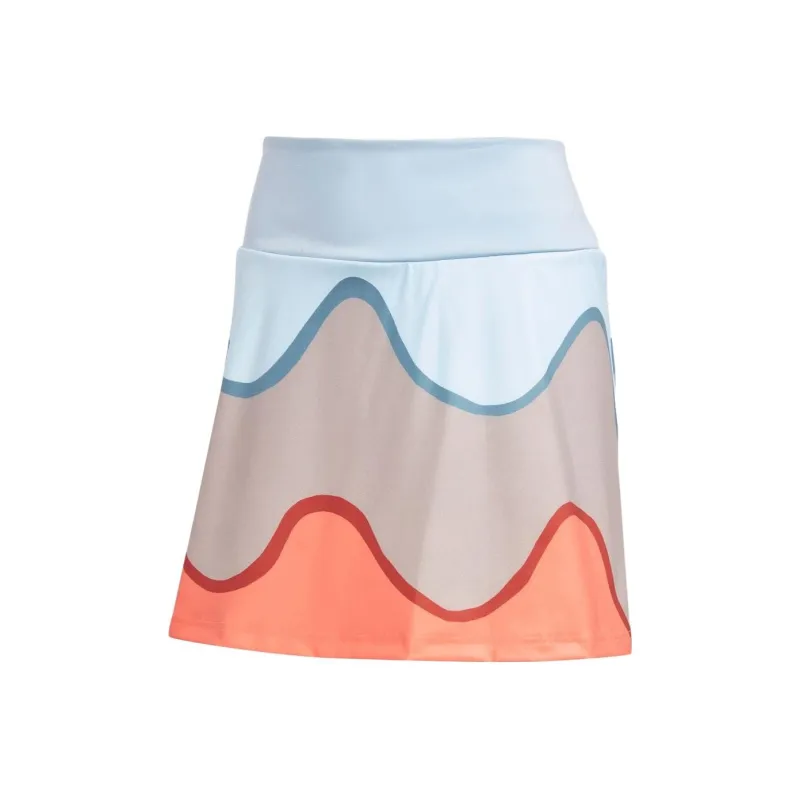Adidas Adidas X Marimekko Casual Short Skirts Women's Light Blue-0
