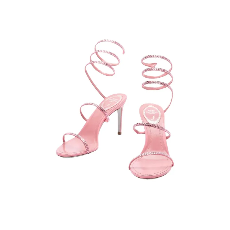 RENE CAOVILLA One Strap Sandals Women's Pink-2