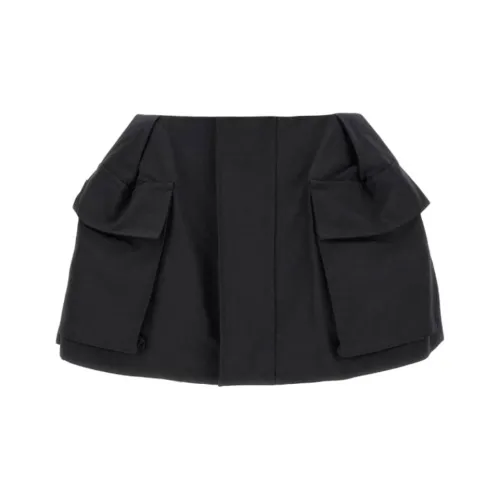 Sacai SS25 Casual shorts Collar Women's Black
