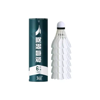 361° S84 Goose Feather Shuttlecock 6 Pack Goose Feather Shuttlecocks