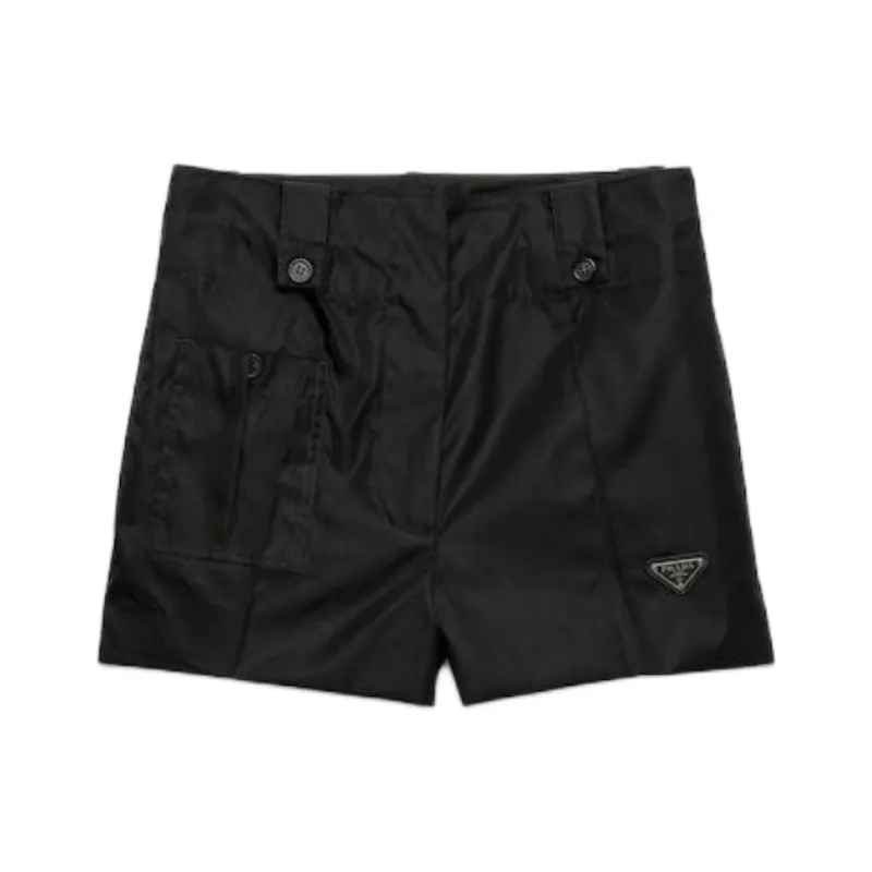 PRADA High waisted Tailored Shorts-0