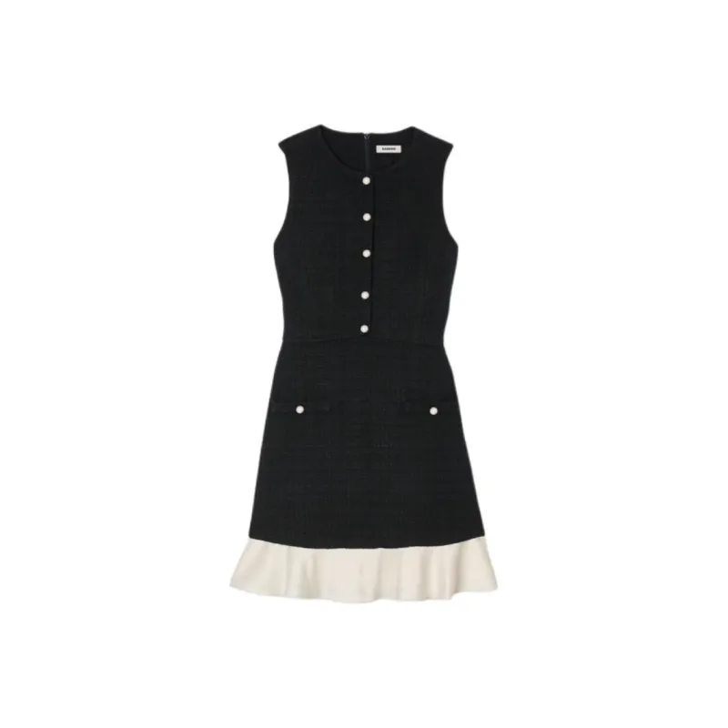 Sandro Tweed Mini Dress-0