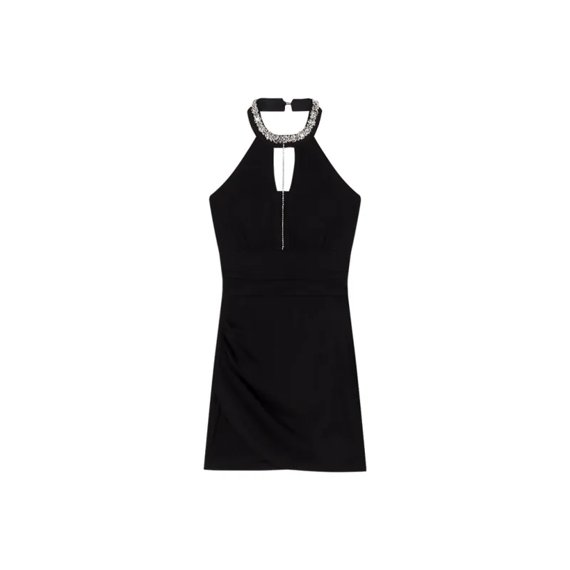 PLANE DRIFT Sleeveless Dress Women's Black-0