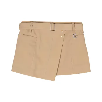 LOW CLASSIC Off-centre Wrap Mini Skirt