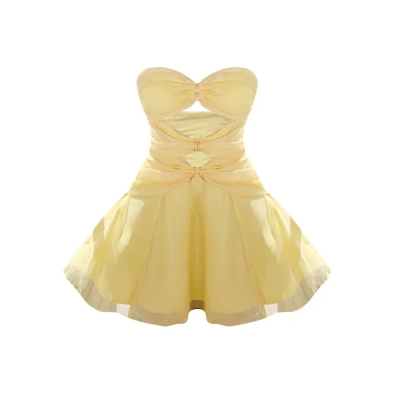 Aghr Sleeveless Dress Women's Yellow-0