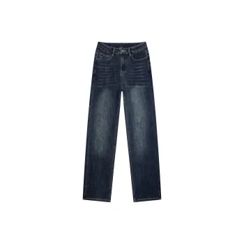 ZAZN Jeans Women's Textured Blue Gray
