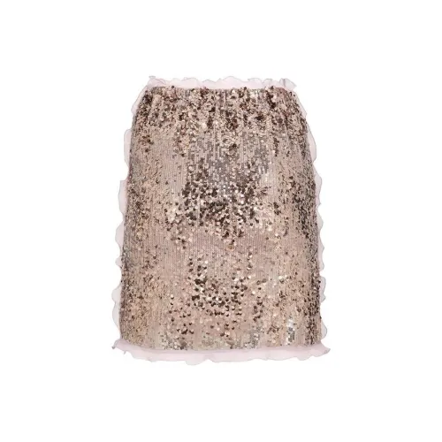 FENDI FW22 Casual Short Skirts Women's Light Purple