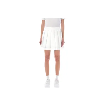 LACOSTE Casual Short Skirts Women's White