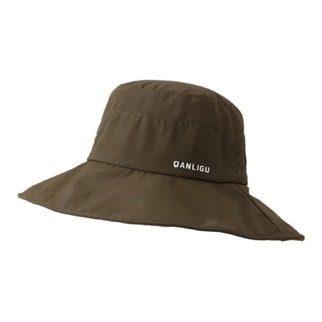 Fishing For Bears Polyester Bucket Hats Unisex-10