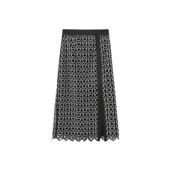 NINE WEST Casual Long Skirts Women's Black