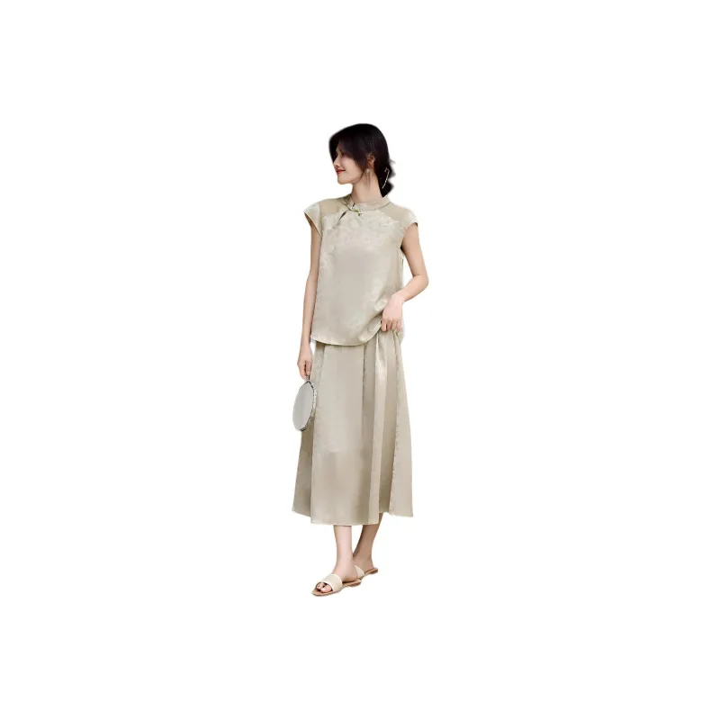 XWI Skirt Set Women's Khaki Green-0
