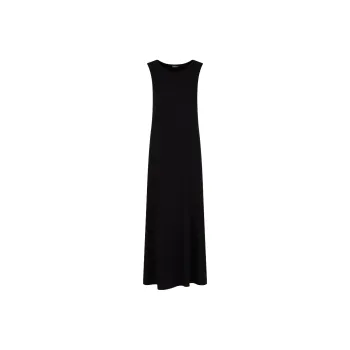 EMPORIO ARMANI Asv Recycled Viscose Micro Stud Logo Beachwear Dress