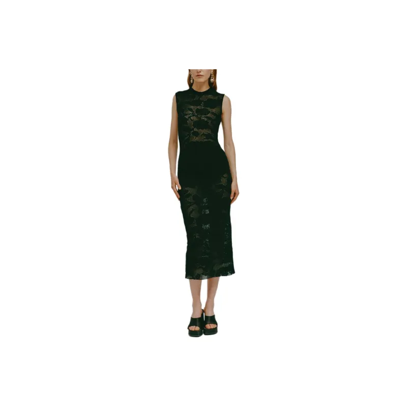 Antonino Valenti Sleeveless Dress Women's Black-0