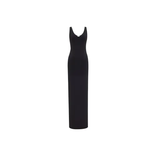 Saint Laurent paris Sleeveless Dress Women's Black