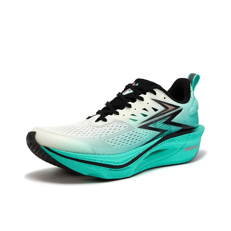 361° Flame 3 ET Cushioning Abrasion Resistant Breathable Slip Resistant Low Top Running Shoes Unisex Glass Blue-1