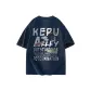 Navy Blue-White