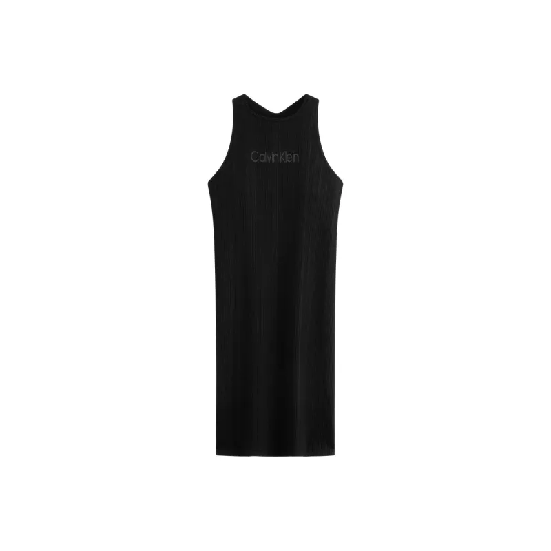 CALVIN KLEIN Sleeveless Dress Women's Space Black-0
