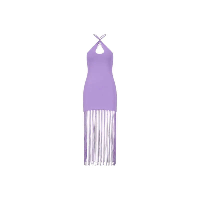 Rotate Sleeveless Dress Women's Purple-0