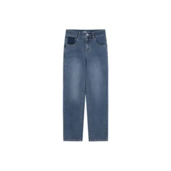 Mo Han Yi Mei Jeans Women's Dark Blue