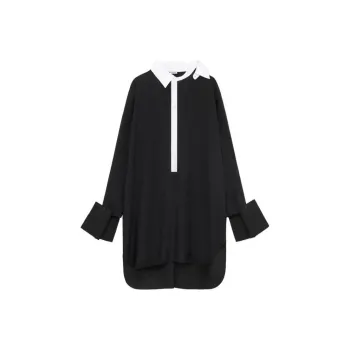 LOEWE Anagram Embroidered Shirt Dress