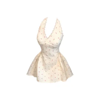 BEAUTIFUL CONFESSION Sleeveless Dress Women's Apricot