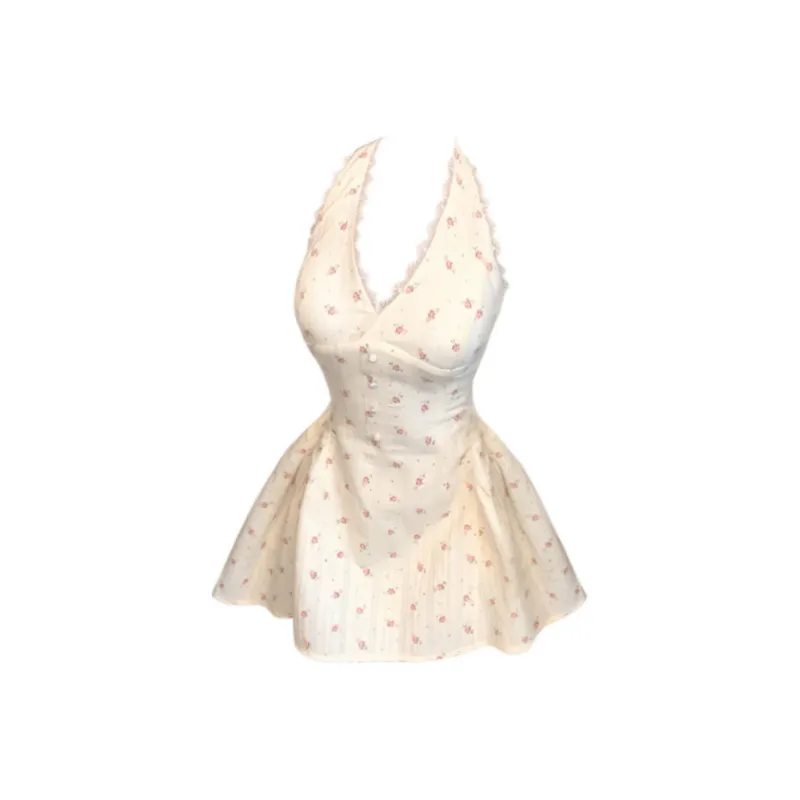 BEAUTIFUL CONFESSION Sleeveless Dress Women's Apricot-0
