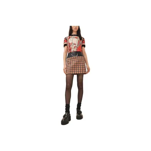 HERMES Casual Short Skirts Women's Multicolor