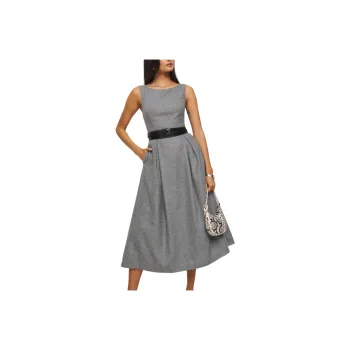 REFORMATION Valene Dress Sleeveless Dress Women's Gray