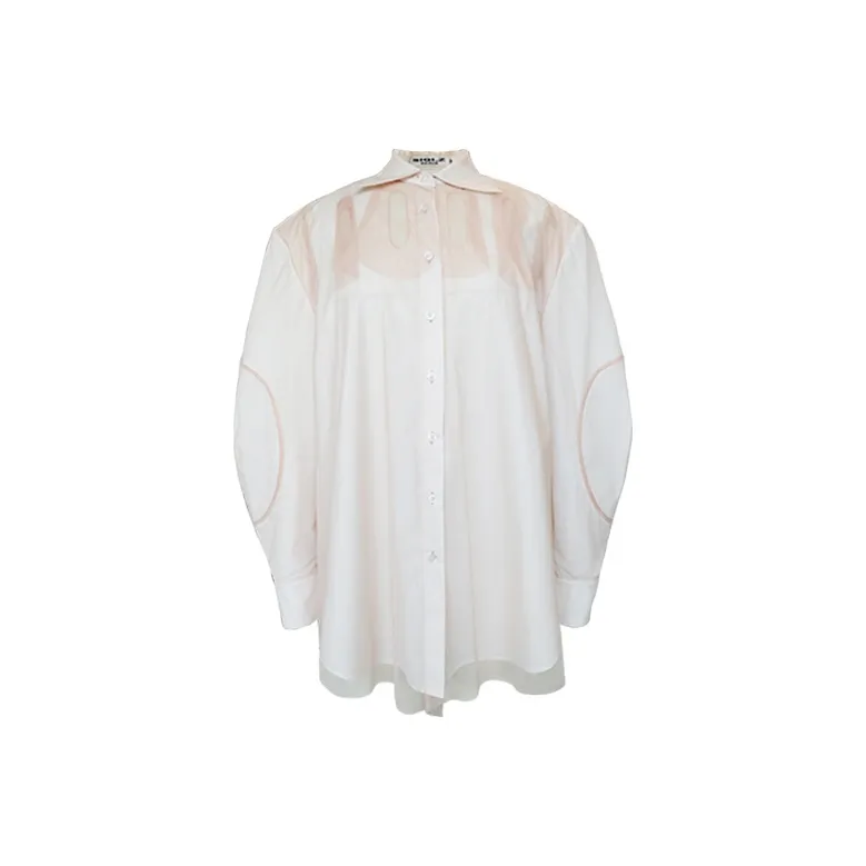 SIQIZ Shirts Women's Apricot-0