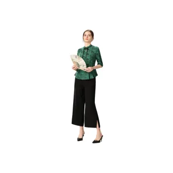 FENHONGMALI Casual Suit Women's Green