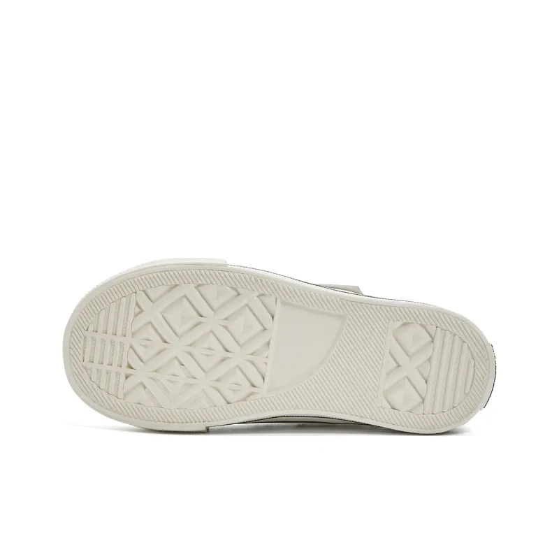 La Chapelle Abrasion Resistant Low Top Canvas Shoes Women's Beige Black-5