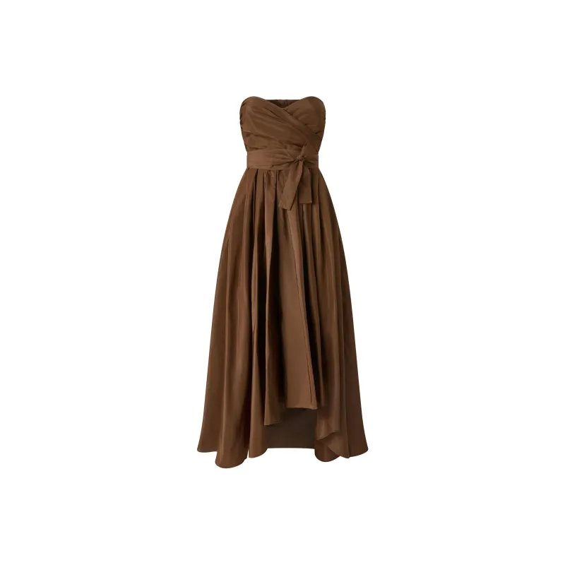 PINKO Strapless Wrap Detailed Dress-0