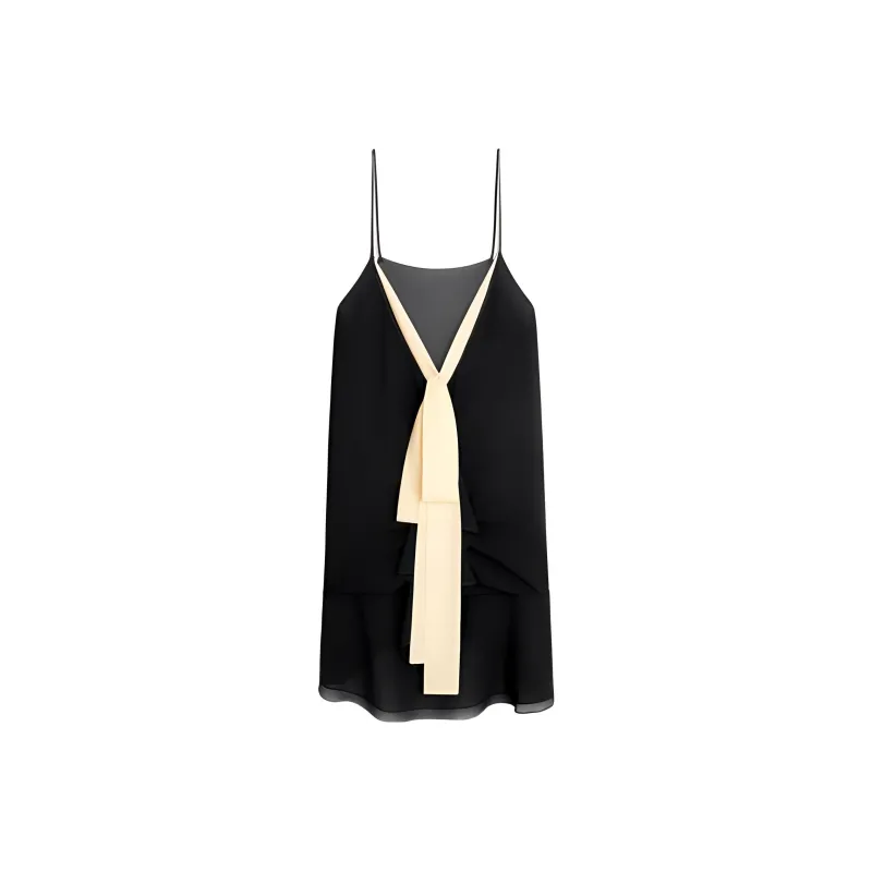 CELINE Bow Detailed Sleeveless Dress-0