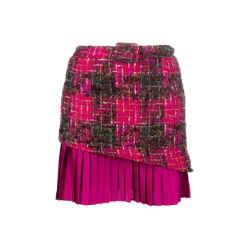 ANDERSSON BELL Casual Short Skirts Women's Rubies Pink