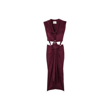 ISABEL MARANT Sleeveless Dress Women's Burgundy