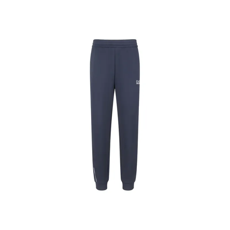 EMPORIO ARMANI EA7 SS25 Knitted Sweatpants Men's Marine Blue-0