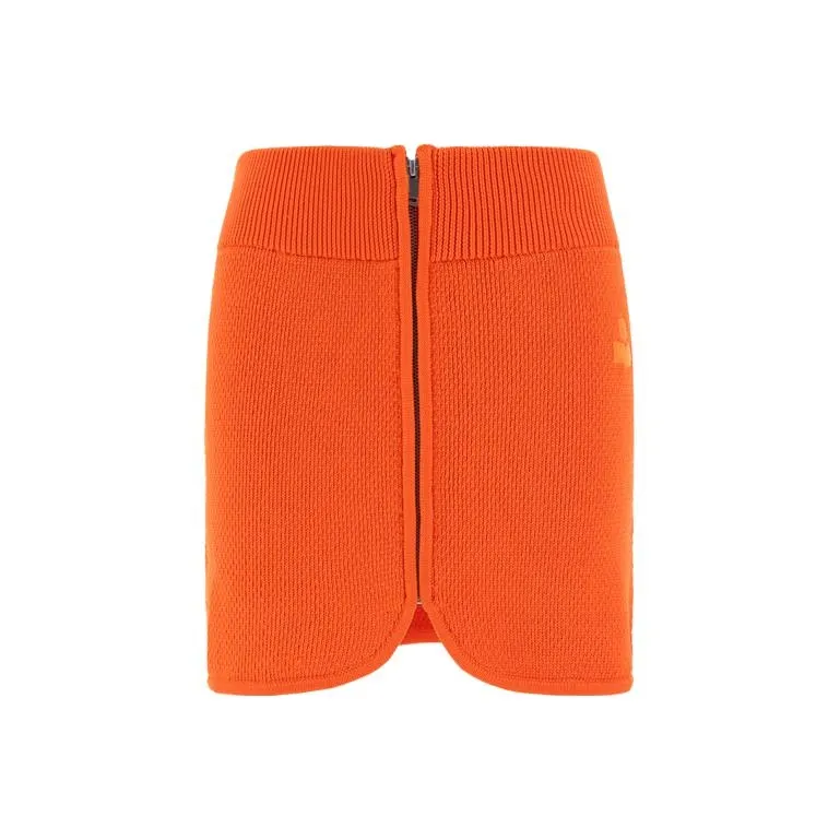 ISABEL MARANT ETOILE Olgane Zipped Mini Skirt-0