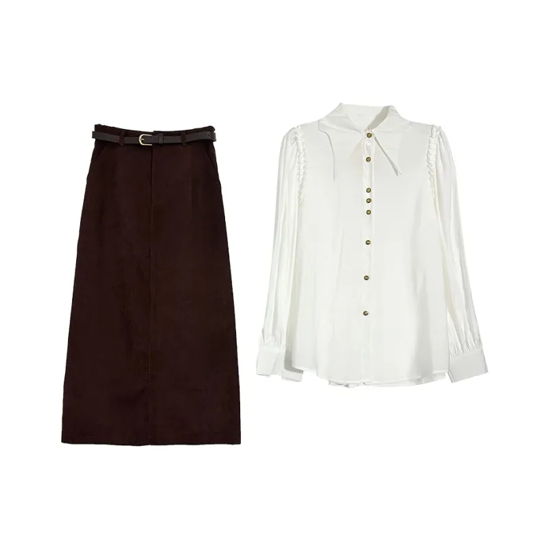 Icicofficial Two Piece Skirt Sets Women's-5