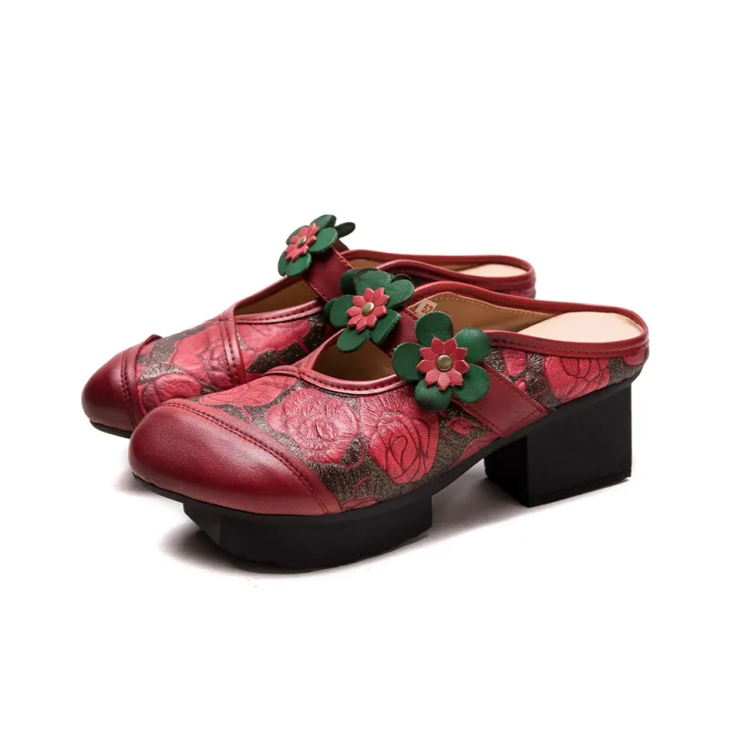 Jay Rubber Sole Closed Toe Slippers Women's-7