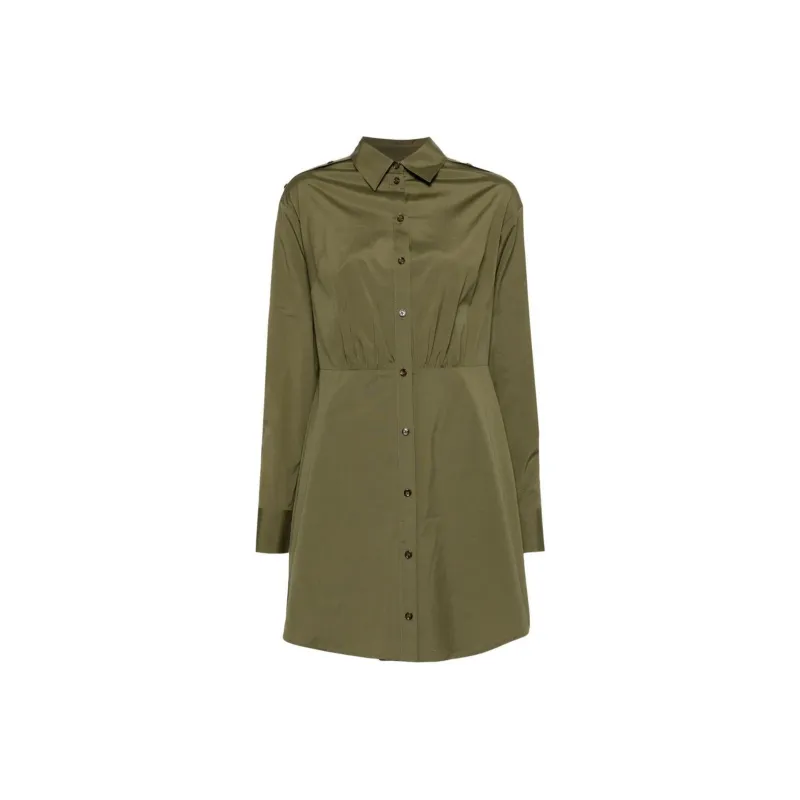 VERONICA BEARD Rae Stretch-cotton Mini Shirtdress-0