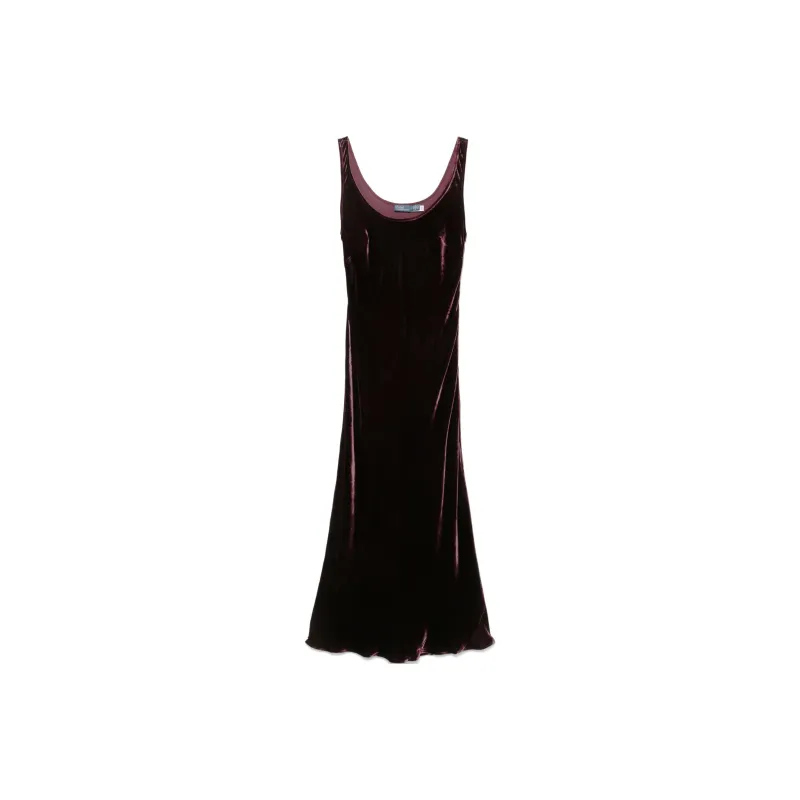 Polo Ralph Lauren Sleeveless Velvet Dress-0
