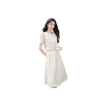 Like The Age Of Water Skirt Set Women's Apricot