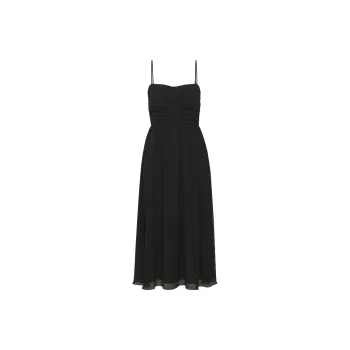 ARITZIA Wilfred Amuse Sleeveless Midi Dress Slip Dresses Women's Black