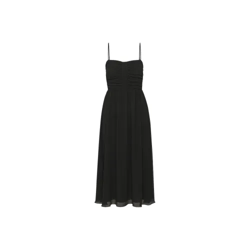 ARITZIA Wilfred Amuse Sleeveless Midi Dress Slip Dresses Women's Black