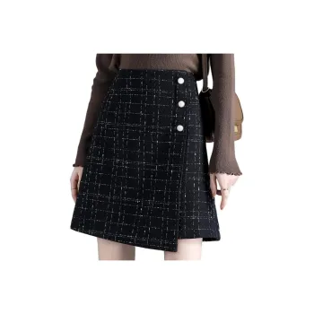 Still Quiet Casual Short Skirts Women's Black
