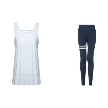 Sumday Athletics Casual Suits Women's White+Marine Blue
