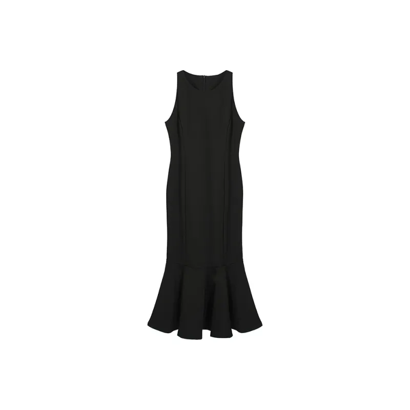 AHDO Slip Dresses Women's Black-0