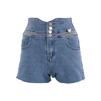 CLOUD SEASON Denim Shorts Women's Blue