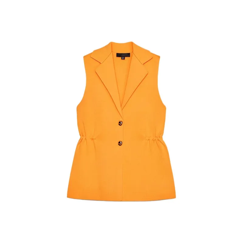ZARA Tank Top Women's Orange Red-0