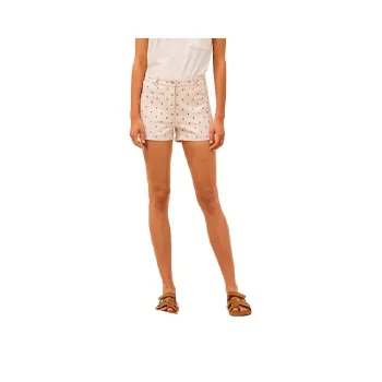 HERMES Denim Shorts Women's White
